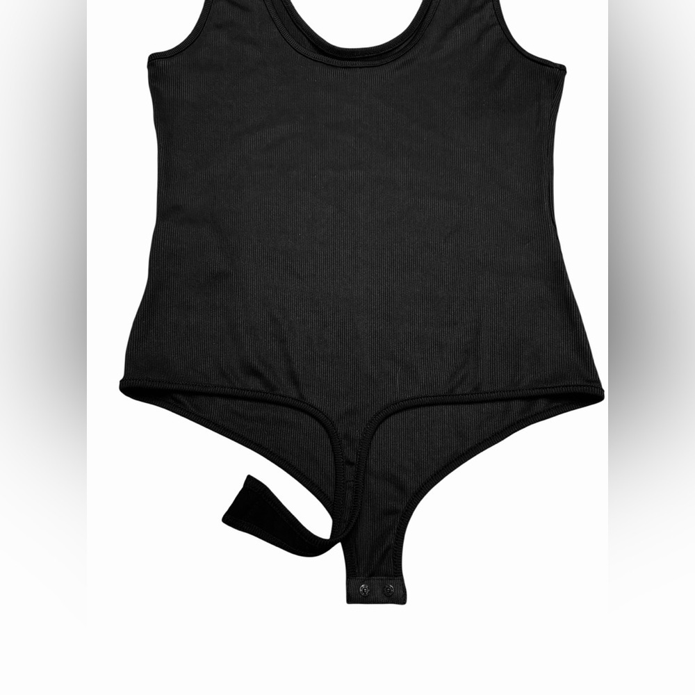 NEW, Vero Moda, Ribbed Bodysuit, Black, Size M - Picture 7 of 9
